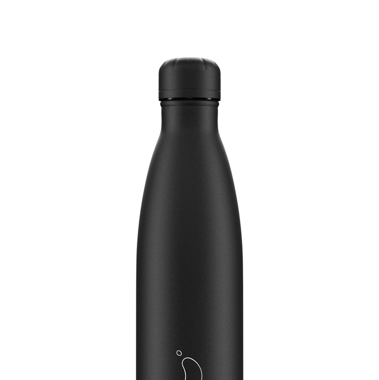 Chilly's Monochrome Water Bottle All Black