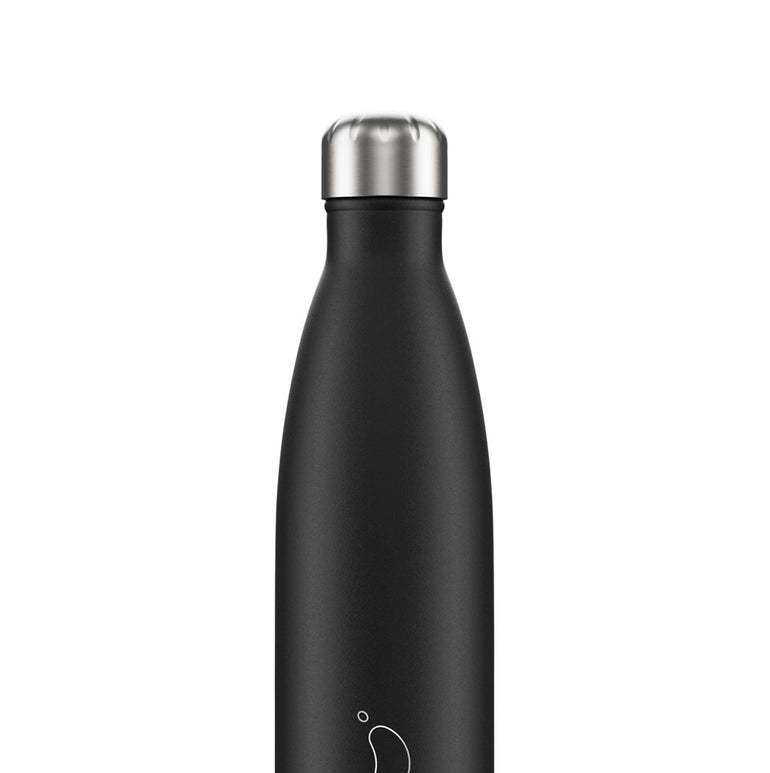 Chilly's Monochrome Water Bottle All Black