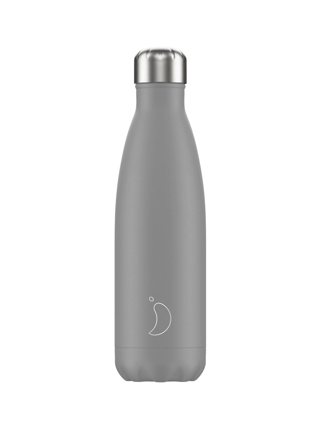 Chilly's Monochrome Water Bottle Dark Grey